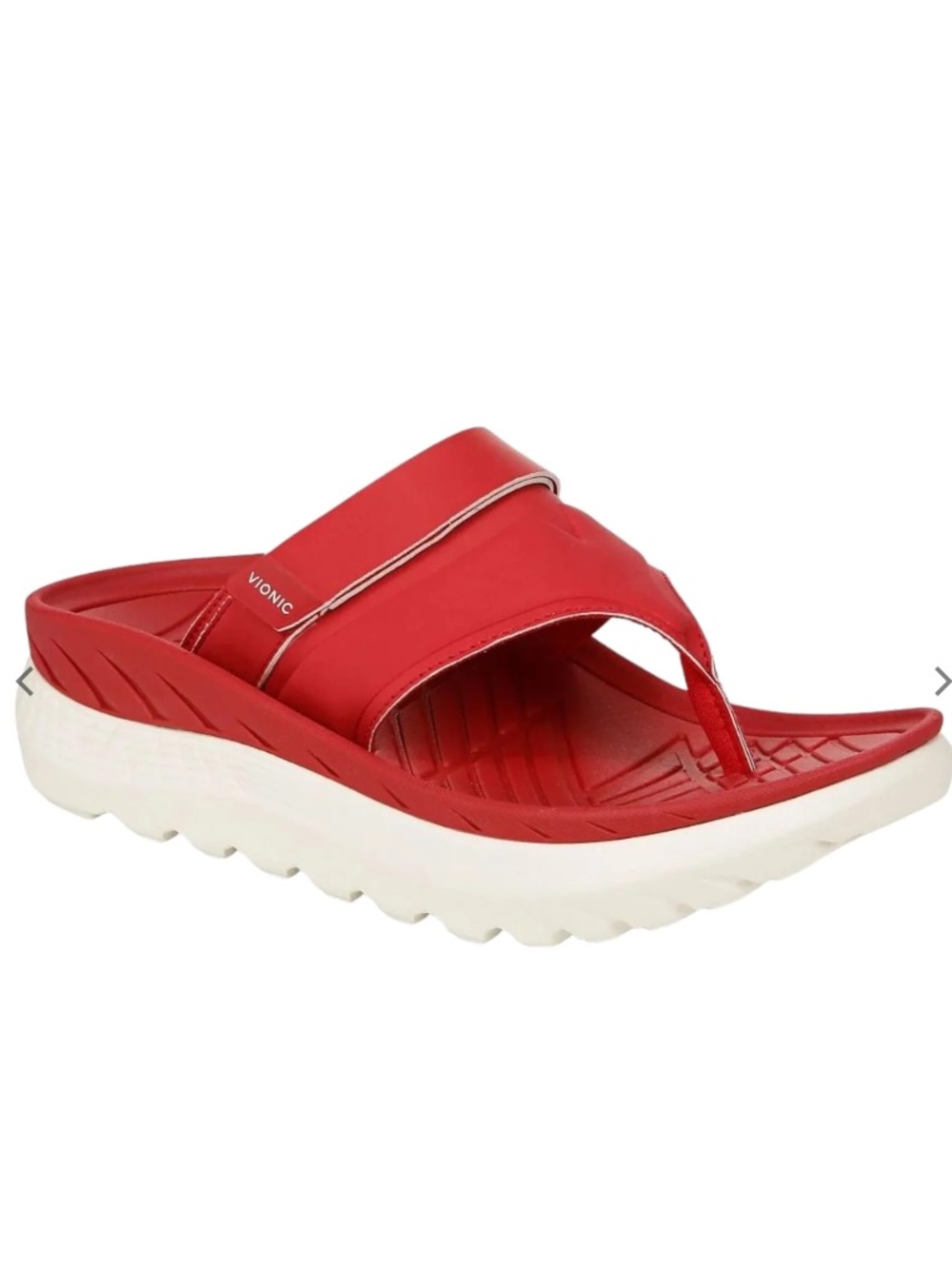 Vionic Restore II Unisex Recovery Comfort Sandal, Red Women 11/Men 9.5 NWT